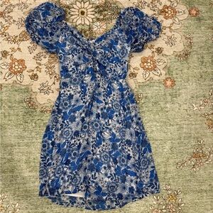 Sincerely Jules Blue Floral Dress